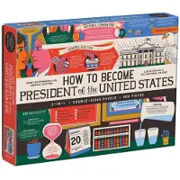 Galison Puzzle - 500 Piece 2-Sided: How to Become President of the United States