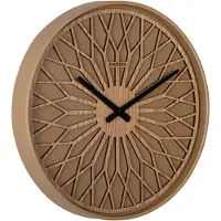 Karlsson Girasol Wandklok | Ø40.6cm | Mocha bruin