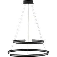 Lyora Zwarte hanglamp Torrente rond