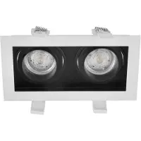 Masterlight Inbouwspot Sandy wit structuur 183x100x38mm