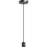 Eth Origin - hanglamp - Ø 12 x 200 cm - zwart
