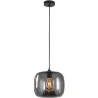 Artdelight Hanglamp Preston Grijs Glas Ø 28cm