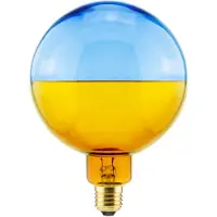 Segula LED lamp E27 | Illusion Globe G145 | Amber/Blauw | 1900K | Dimbaar | 5.8W (26W)