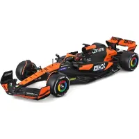 Bburago -modelbouwset Racing 1/24 Formule 1 2024 met helm en standaard McLaren MCL38 Piastri