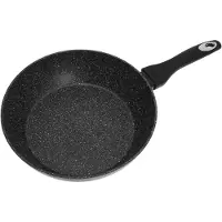 Klausberg 7294- Wokpan - 28 cm - Marmer/Keramische coating - Alle warmtebronnen - Zwart