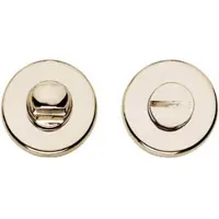 Intersteel Rozet met toilet-/badkamersluiting verdekt 49x7mm - nikkel glans