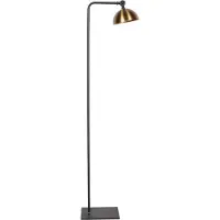 Steinhauer Zwart met bronzen vloerlamp Pintino 4125ZW GU10 fitting