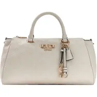 GUESS Anise Large Box Satchel stone logo handtas dames
