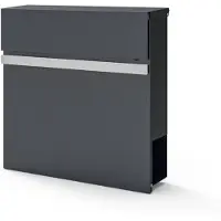 Westmann Brixa c wandbrievenbus met krantenvak met slot -