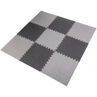 HMS PREMIUM Puzzelmat - Set van 9 - 12 mm - Lichtgrijs