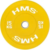 HMS Bumper Plate - Olympische Halterschijf - 15 kg - Geel