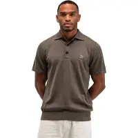 Butcher of Blue Heren Polo's & T-shirts Clifden Co Polo Ss - Bruin - Maat L