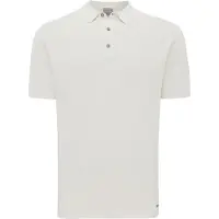 Gentiluomo creme poloshirt effen