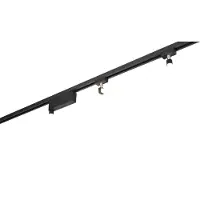 TRIO Railverlichting slang Tube zwart 160cm 2-fase