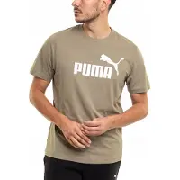 Puma T-shirt Heren - Bruin - Katoen - Maat S