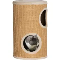PawHut Kattentoren - Spaanplaat - 35x35x60cm - Bruin
