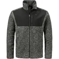 Schöffel Funktionele fleece-jas 'Urban Fleece Jk Style Canterbury MNS' grijs / zwart