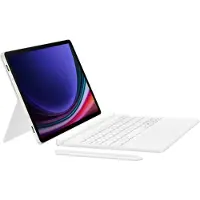 Samsung Boekhoes Toetsenbord voor Galaxy Tab S9/9 FE Wit