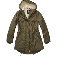 Brandit Tussenparka karamel / olijfgroen