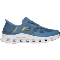 SKECHERS Sneakers laag 'Glide Step Pro' smoky blue / geel
