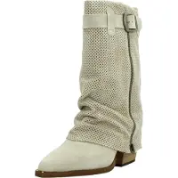 Alpe Alpevoor vrouwen. 527611 Dua beige leren laarzen (40), Leer, 3 tot 5 cm, Ritssluiting, Casual