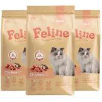 Hobby First 3x Kattenvoer Droog Adult Kip 1,5 kg