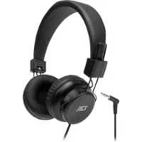 ACT AC9300 Bedraad Koptelefoon Over het hoofd 3,5 mm Jack Nee Stereo Zwart