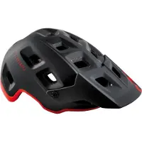 Met Terranova All-Mountain Helm Zwart Mat Rood 2022 || Maat: M (56-58 cm)