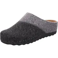 Rohde Pantoffel Women Soave-40 6051 Anthracite-Schoenmaat 37