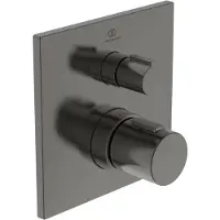 Ideal standard CeraTherm - Inbouw thermostatische douchekraan, Magnetic Grey A6956A5