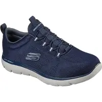 SKECHERS Sneakers laag 'Summits Louvin' navy