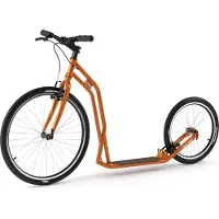 Yedoo S2620 loopfiets - geschikt voor volwassenen en tieners, tot 130 kg, met luchtbanden 26/20 en verstelbaar stuur. Kleur: oranje