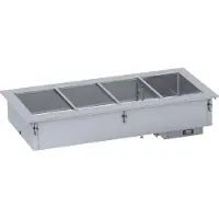 CombiSteel Drop-In Bain-Marie 2/1 - Handmatig Water Vullen, 7495.0310