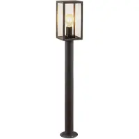LINDBY Tuinpadverlichting Filimon, dimbaar, zwart, Aluminium, Modern, Tuinpad verlichting