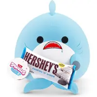 Snackles Series 2 Shark & Hershey (Cookies n Cream) 14 Inch Plush by ZURU Ultra Soft Plush Collectible Plush with Real Licensed Brands Stuffed Anim