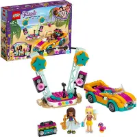 LEGO Andrea's auto en podium
