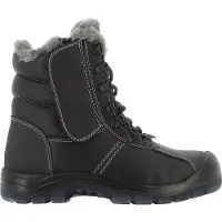 Safety Jogger Hoge werkschoenen Nordic gevoerd S3 40 / Zwart