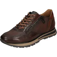 Bugatti Sneakers laag donkerbruin