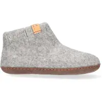 Tofvel dicht Unisex Luna Kids Grijs Wolvilt Maat 29