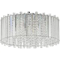 LUCANDE Plafondlamp , Limana, dimbare, Metallic, Woonkamer, Metaal, Designer
