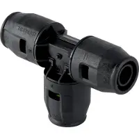 Geberit GE PushFit, T-stuk, PVDF, ongeacht kleur, diameter 16 mm, 1 stuk.