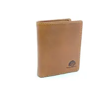 Greenburry Tornado Portemonnee RFID-bescherming Leer 9 cm - Jongens - Staand formaat - peanut brown