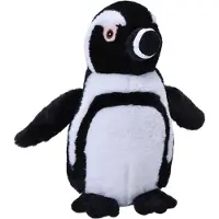 Wild republic Knuffel Zwartvoetpinguïn Ecokins Junior 30 Cm Pluche Wit/zwart