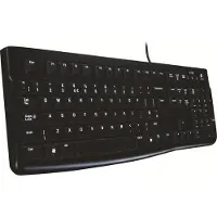 Logitech K120 voor zakelijk gebruik, Volledige grootte (100%), Bekabeld, USB, AZERTY-indeling, Zwart