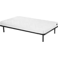 Vente-unique Set 90 x 190 cm lattenbodem + matras van schuim van 15 cm dik - DANAE II van YSMÉE