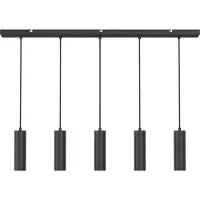 Calex Pendel | (5x GU10, Aluminium, Verstelbaar, Zwart)