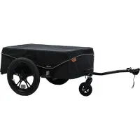 Xlc BS-C11 Cargo Fietskar – Fietsaanhanger – Bikepacking – Inklapbaar – Waterdicht – Zwart