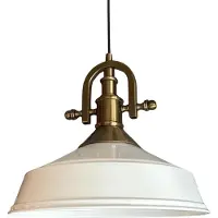 Bamyum Carmelo Hanglamp Industrieel Metaal Ø35 cm, Vintage Hanglamp, E27 Pendellamp
