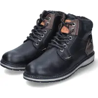 Tom Tailor DENIM Veterboots bruin / zwart