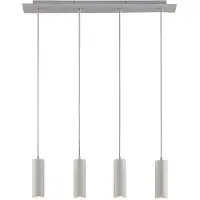 LINDBY Hanglampe , Joffrey, dimbare, Wit, Woonkamer, Metaal, Modern